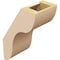 Ekena Millwork 5-inch W x 8-inch D x 12-inch H Carmel Rough Cedar Woodgrain TimberThane Knee Brace, Primed BRCUR05X08X12CARRCPR - alternate 6